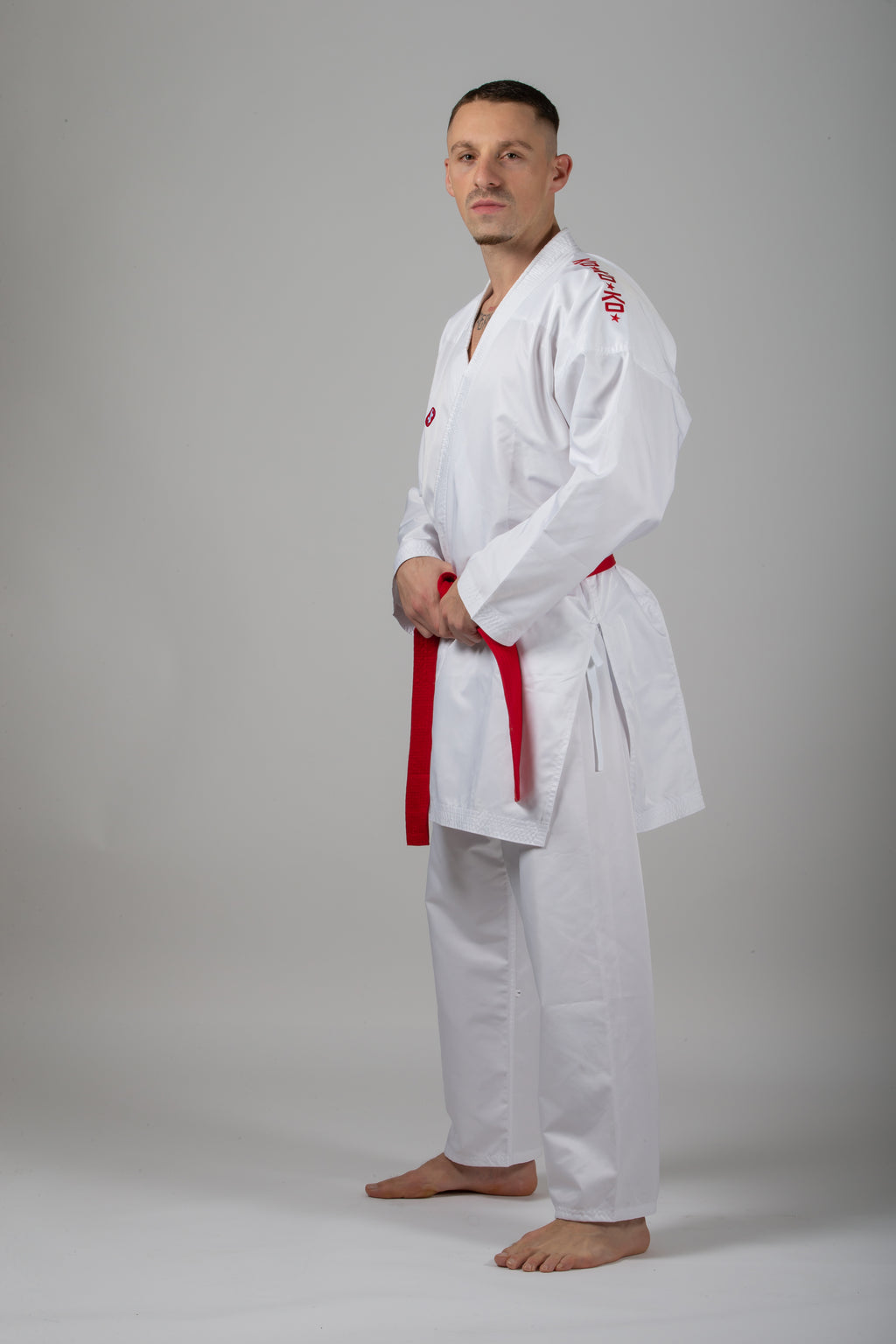 Karategi Skin microfibra WKF Set