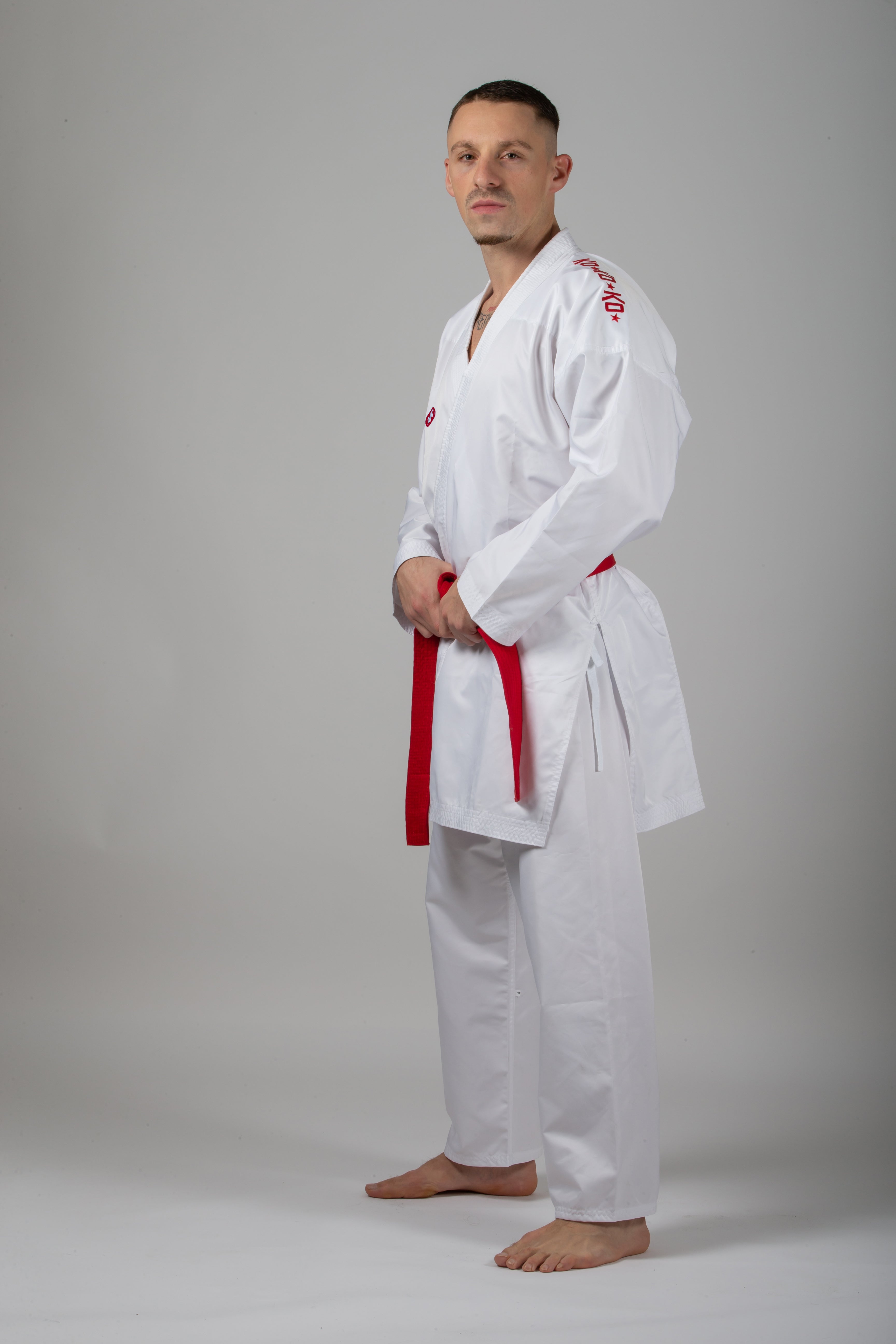 Karategi Skin microfibra WKF Set