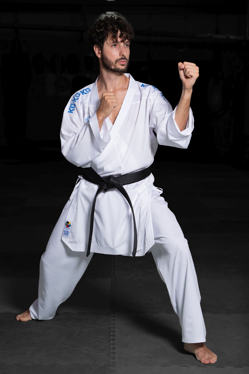 karategi New Slim KO Italia microfibra WKF